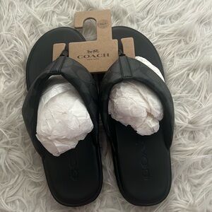 Coach men flip flops